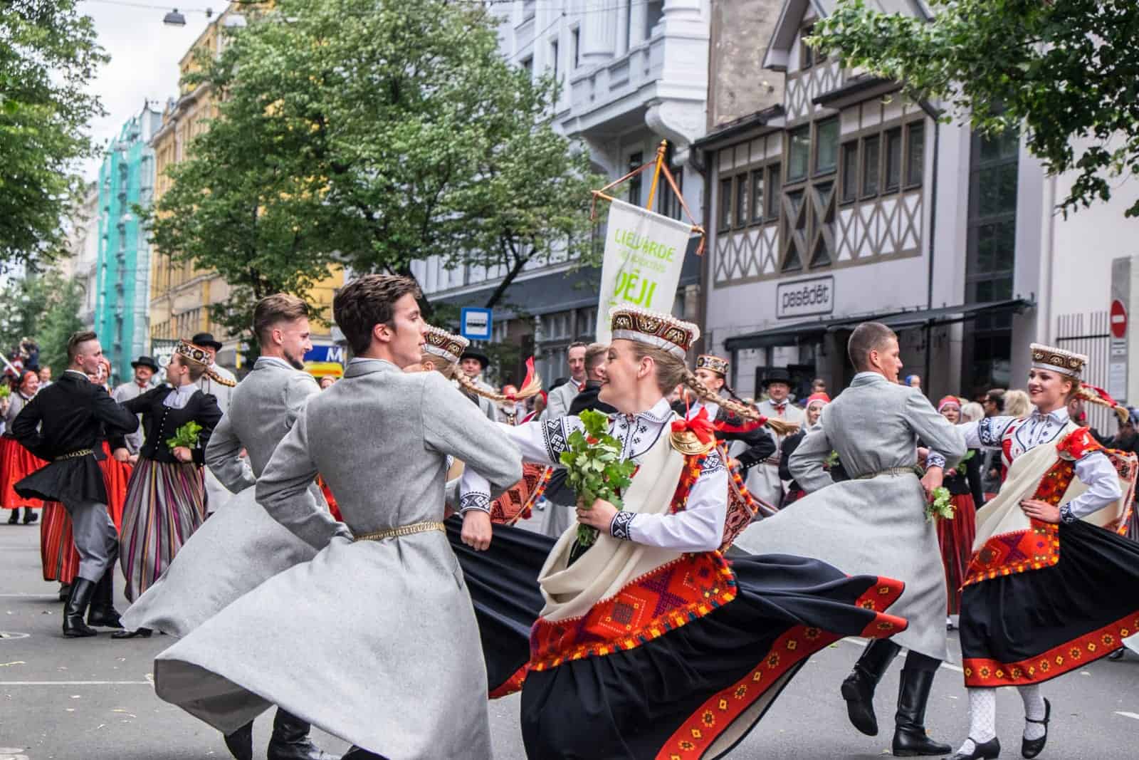 image showing latvian song and dance celebration