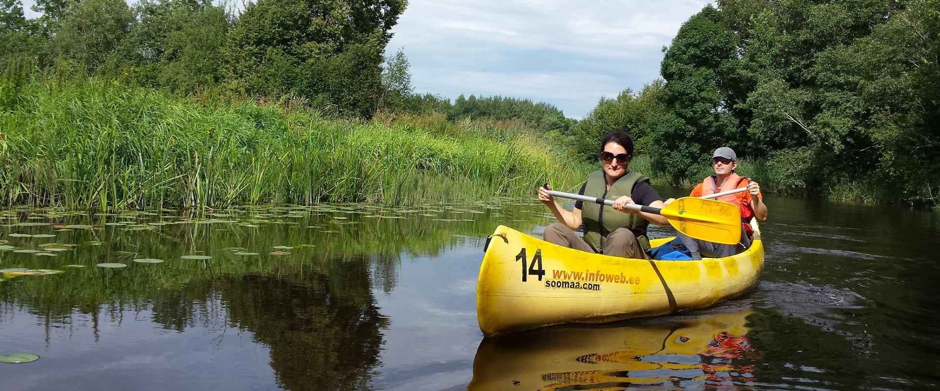 Canoeing in Soomaa National Park