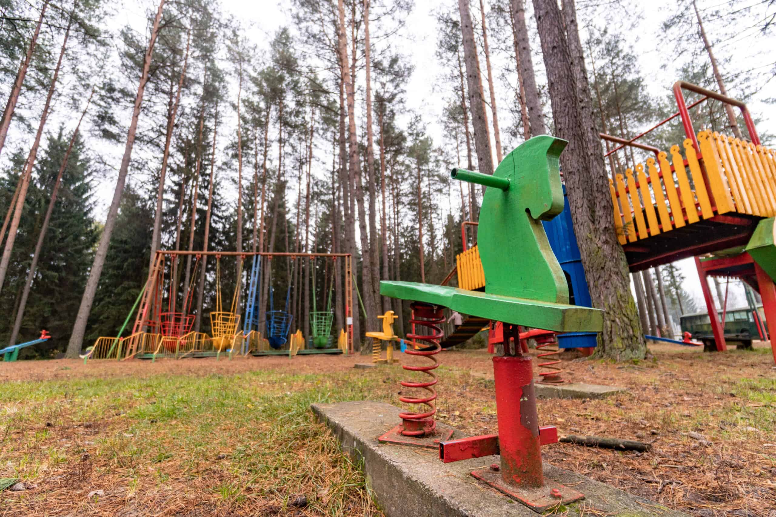 Soviet Era Playground in grutas park