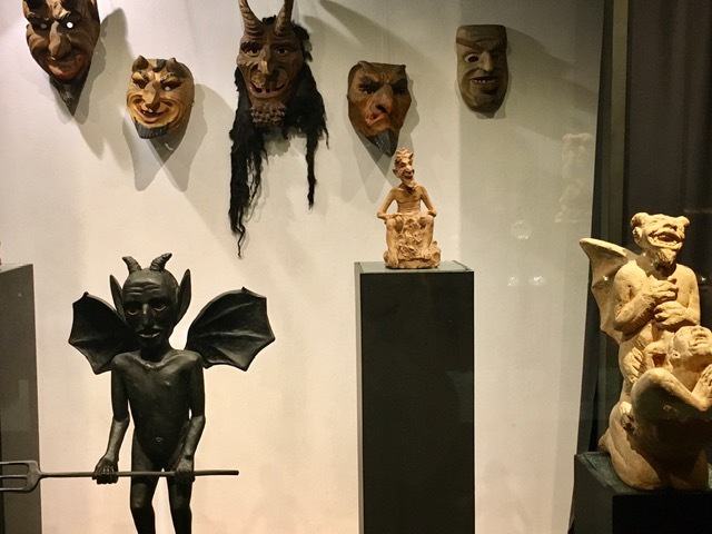 devil and demon masks