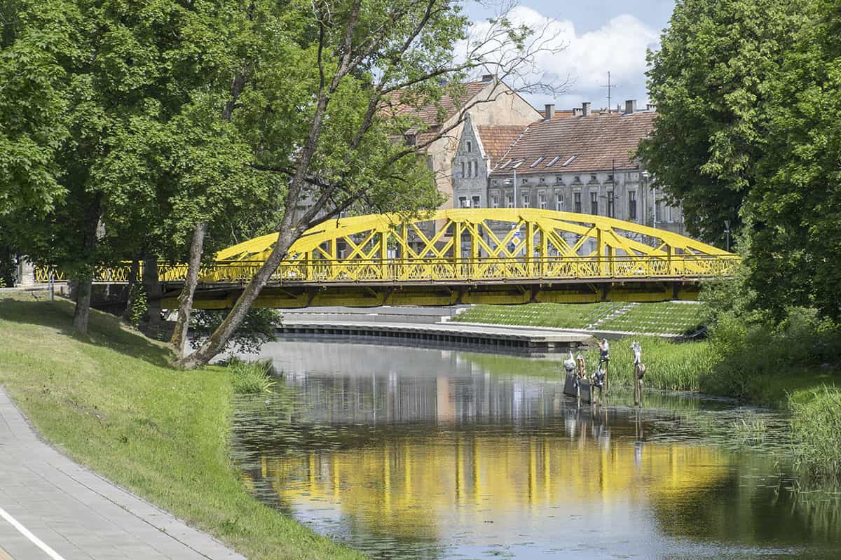 Šyša River in Šilutė