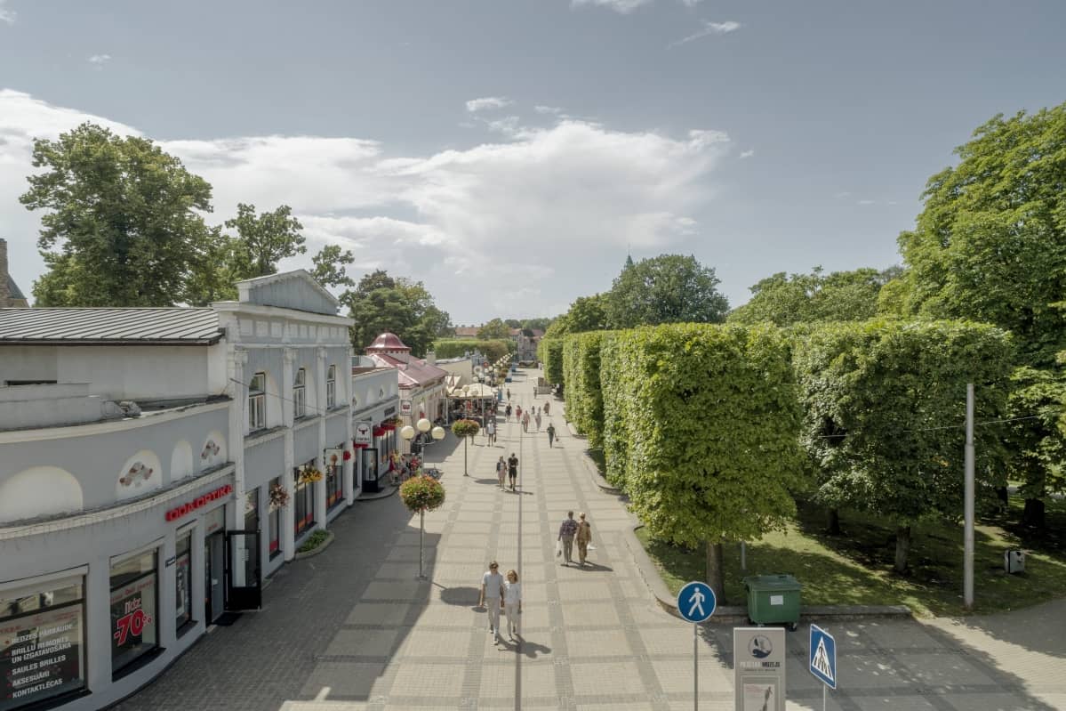 image showing jomas street in jurmala latvia