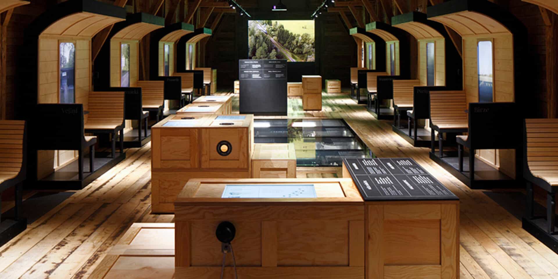 Aluksne Bānītis Station Exhibition