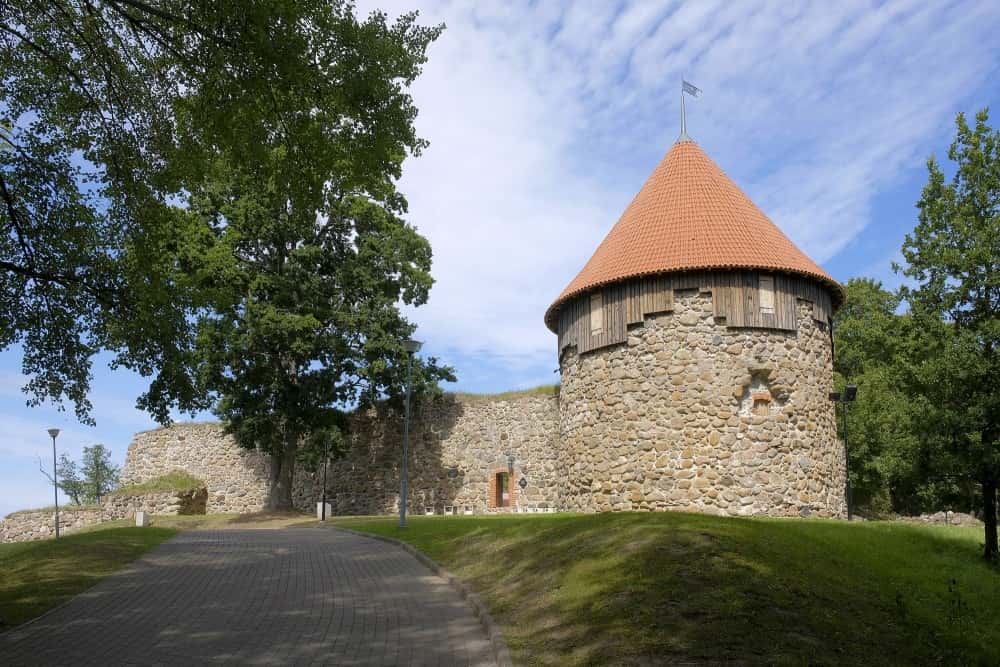 Aluksne Castle Island