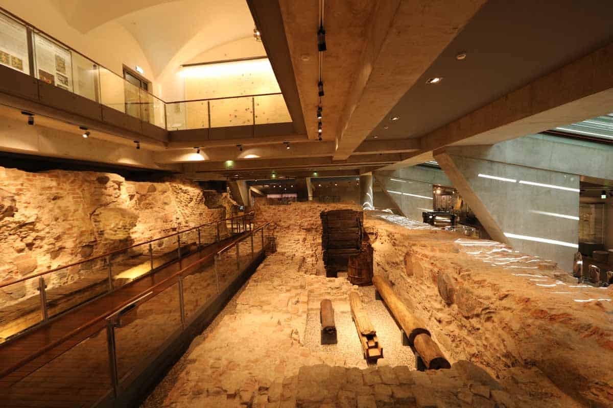 Archaeological Remains inside the Palace of the Grand Dukes of Lithuania