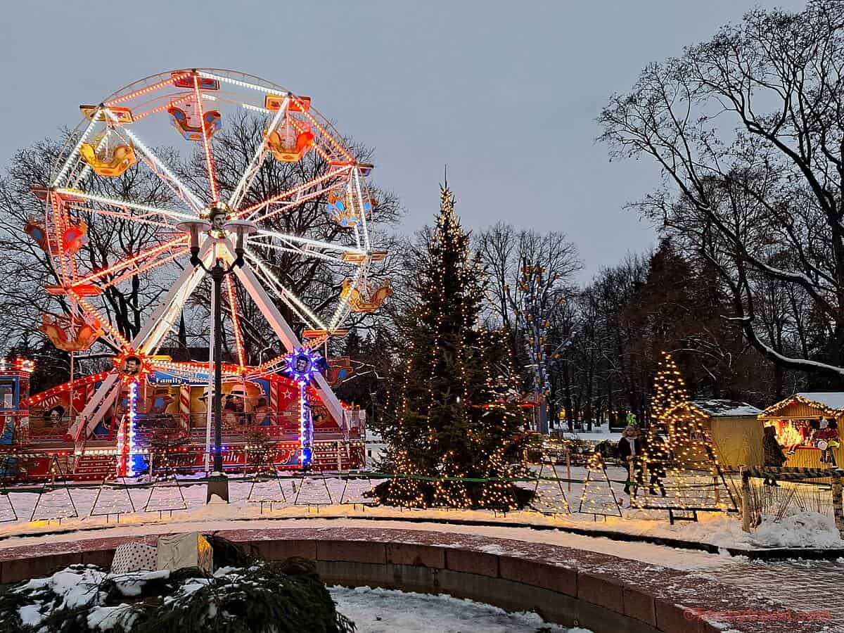 Esplanade Park at the Riga Christmas Market