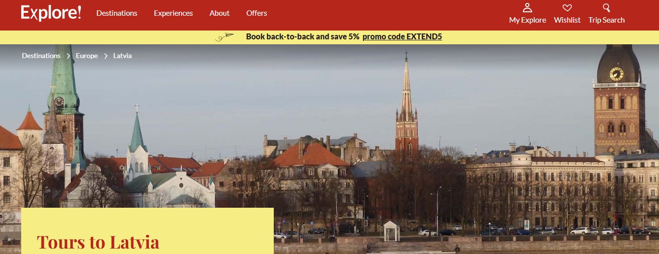 Explore Worldwide — Latvia tours