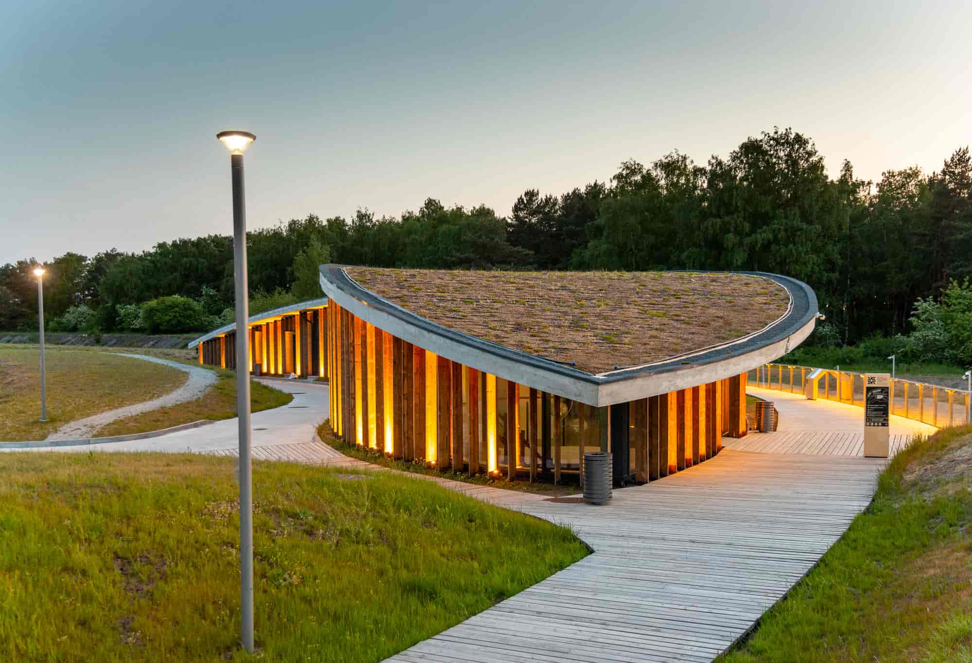 The image displays the Baltic Sea Animal Rehabilitation Centre located in Lithuania