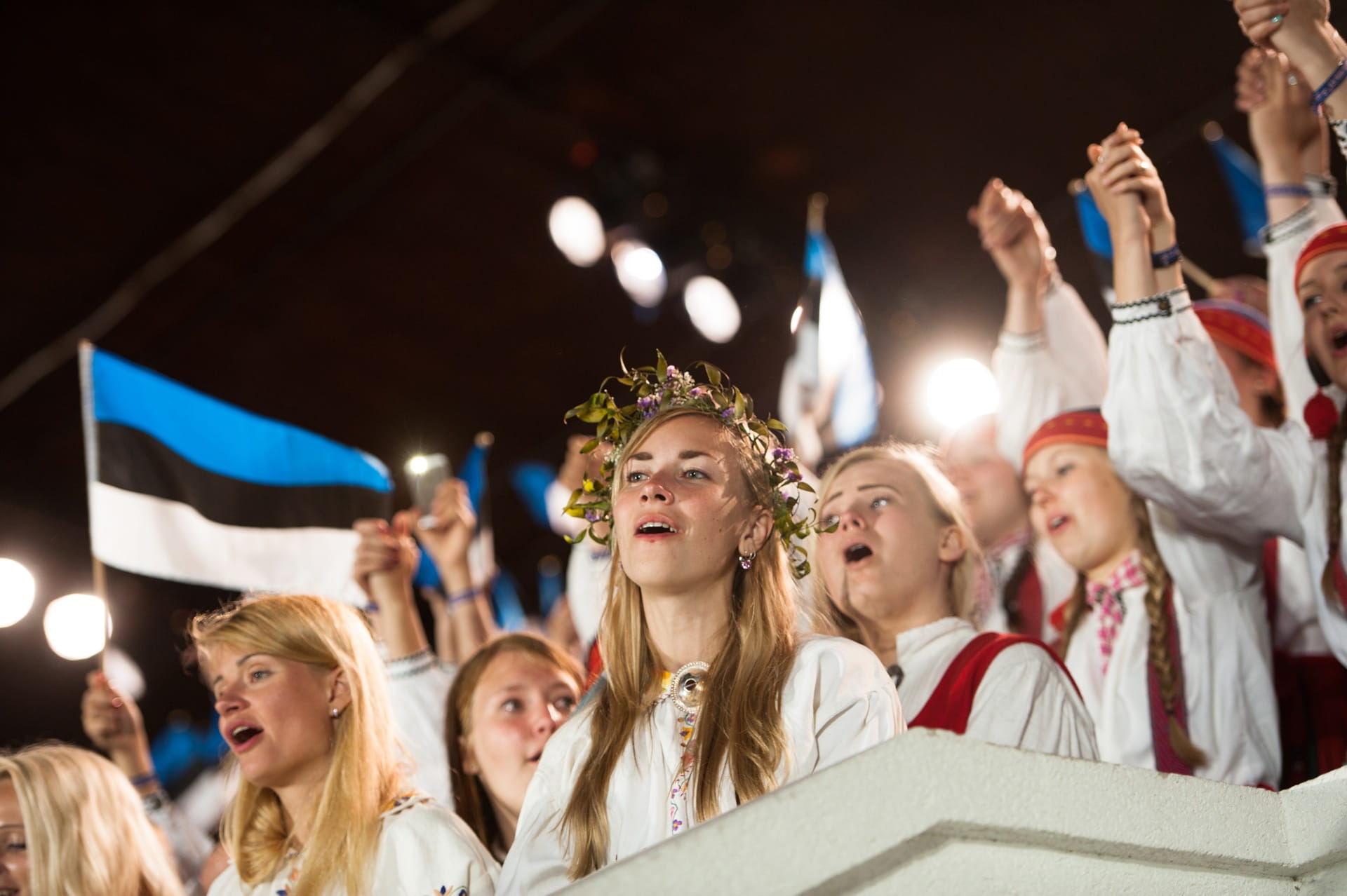 Festivals and celebrations in Estonia — Song and Dance Festival performers