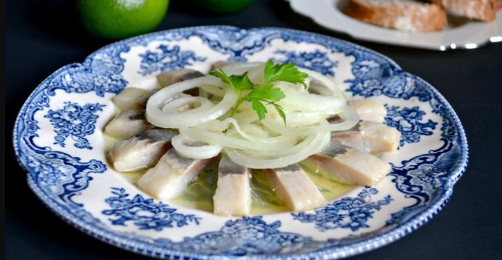 image of Herring (Silkė) one of the traditional kūčios dishes