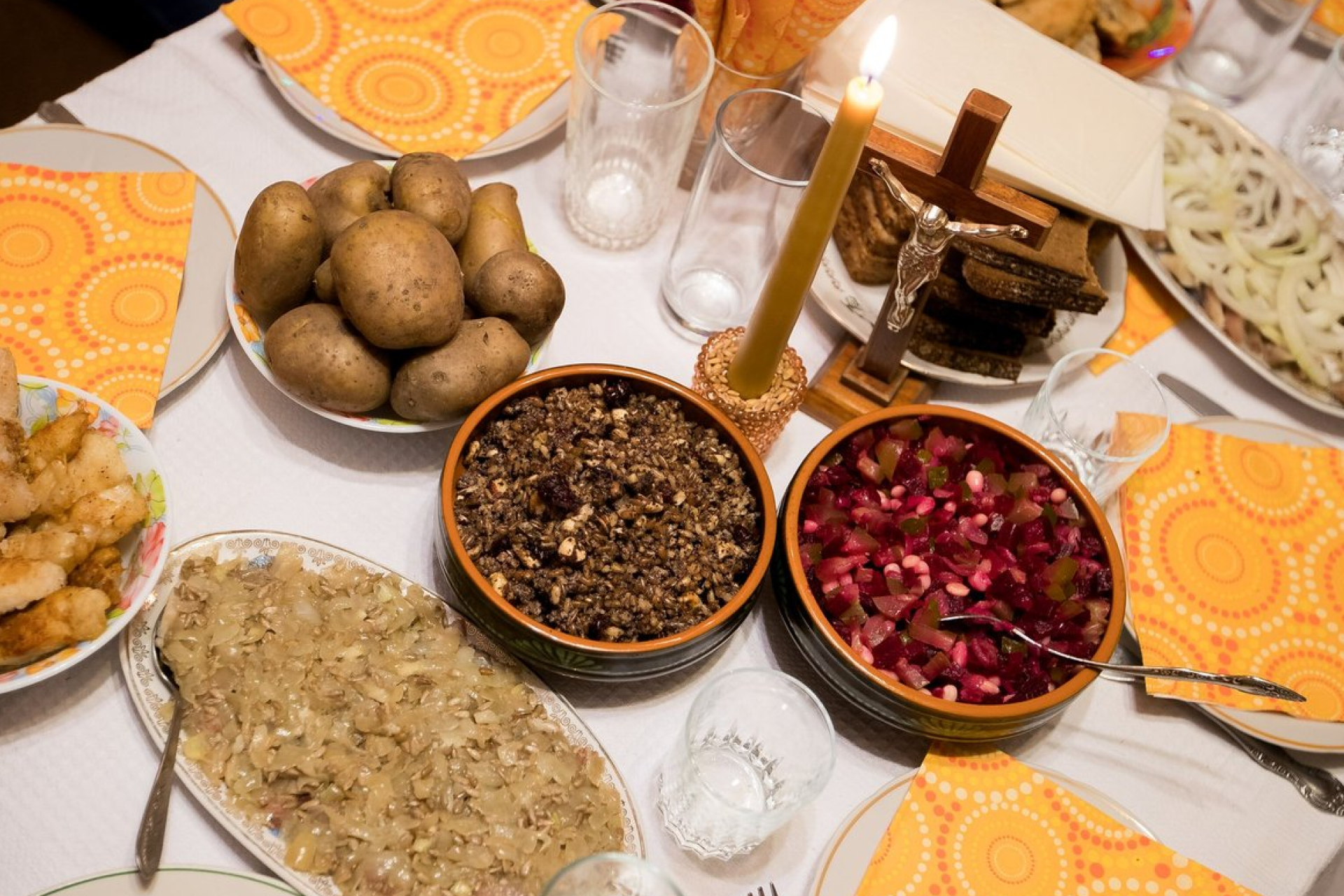 Lithuanian Kūčios dinner