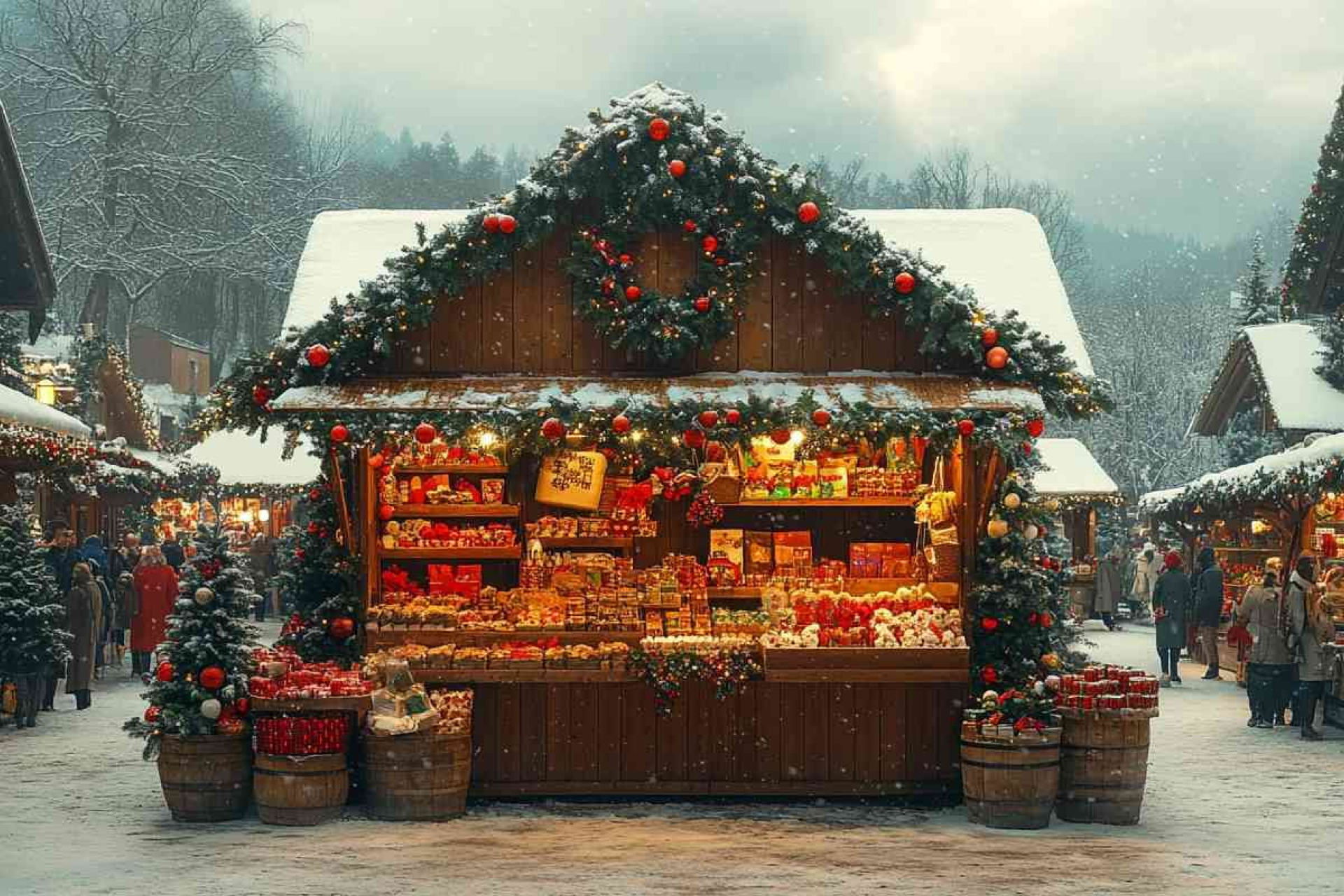 Riga Christmas market stall