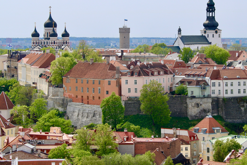 Tallinn old town view