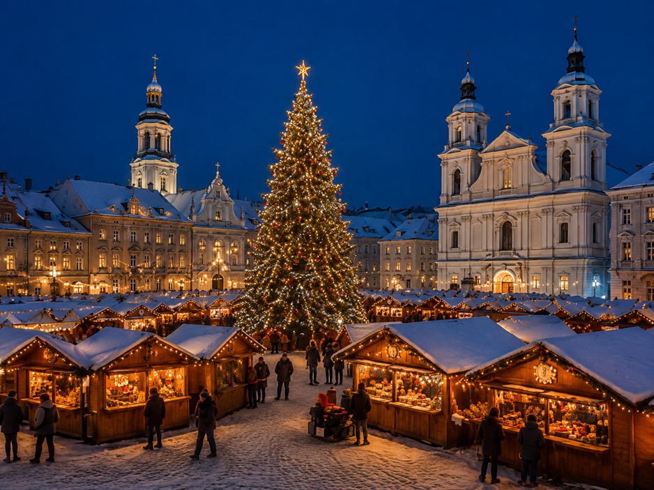 Vilnius Christmas Market in Cathedral Square