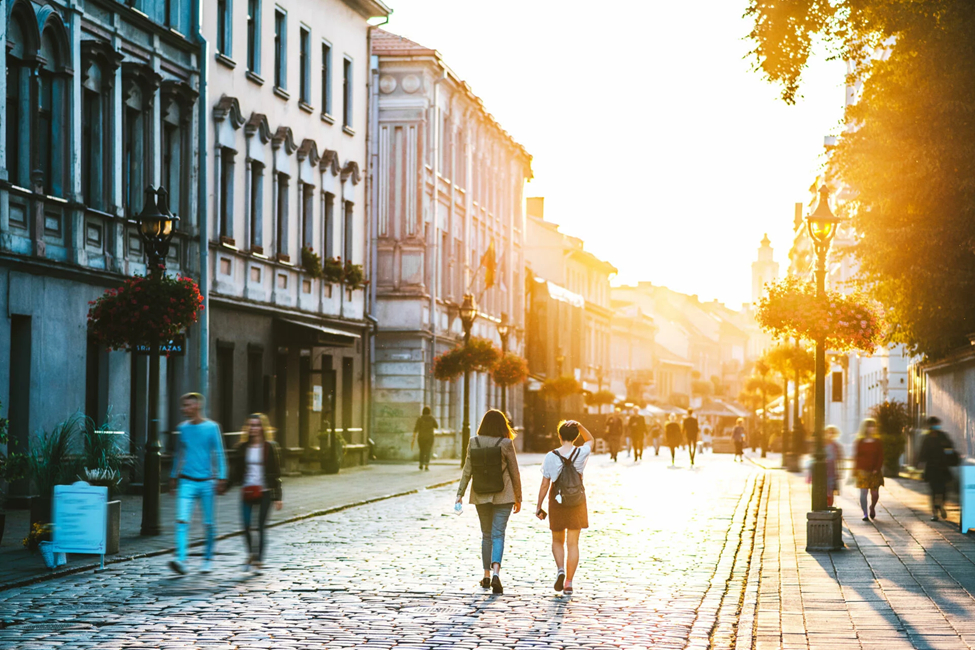 Vilnius Old Town street