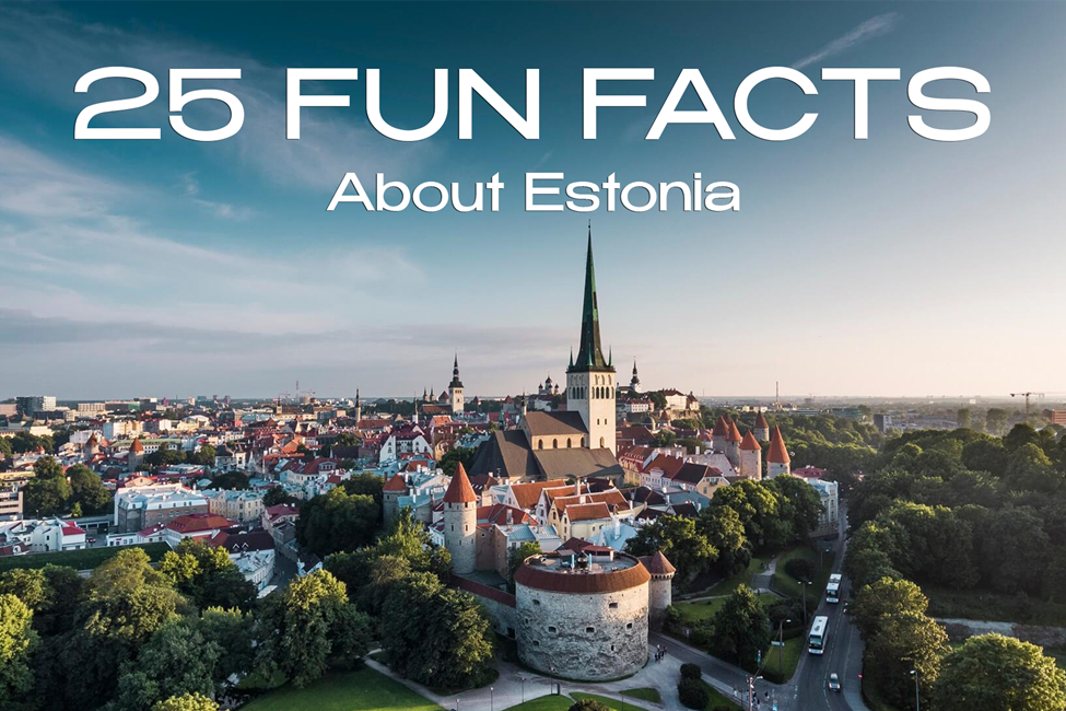 Tallinn Old Town aerial view, Estonia