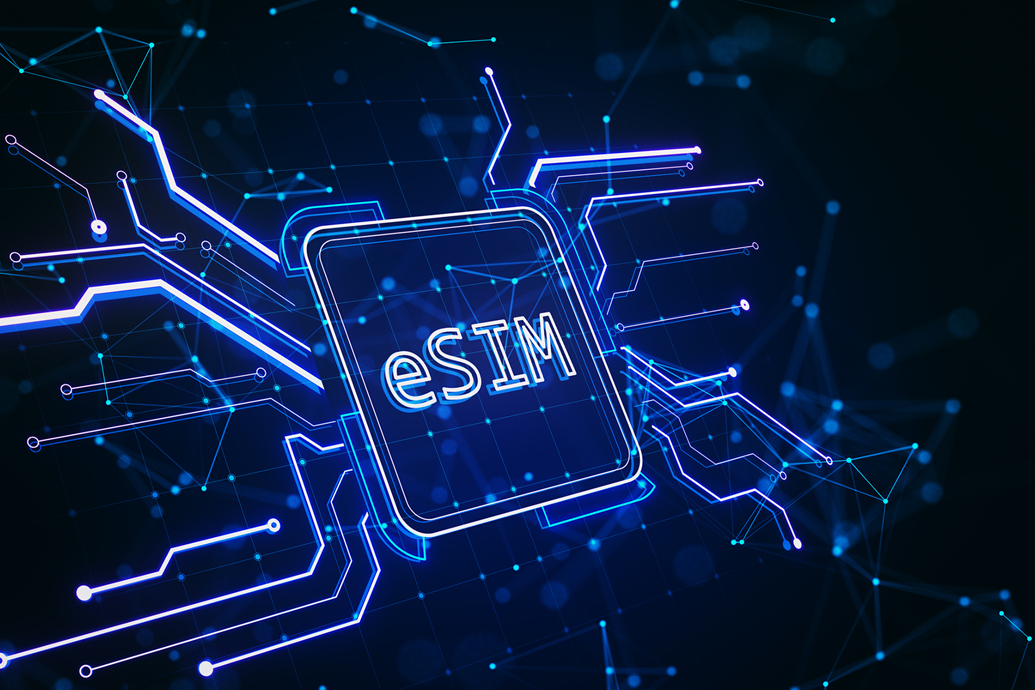 eSIM technology with digital network design