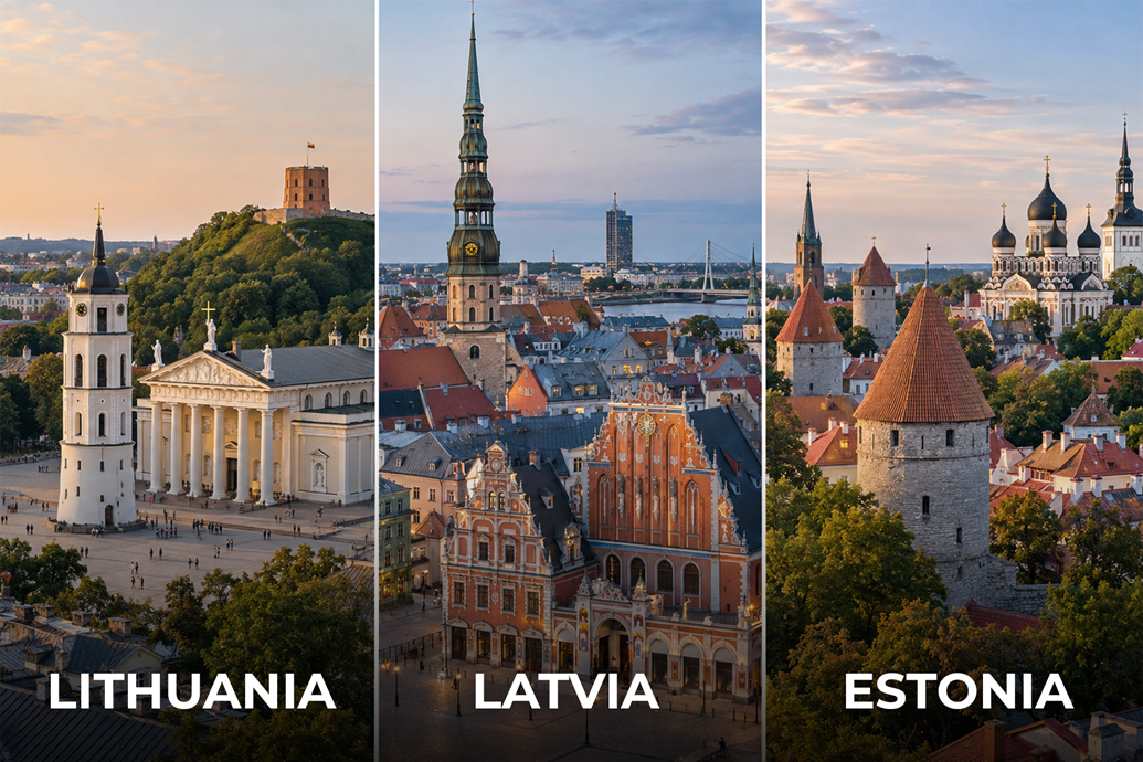 Lithuania Latvia and Estonia Baltic countries comparison